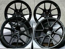 17 " Noir Gto Roues Alliage Pour Opel Adam Astra G H Corsa D