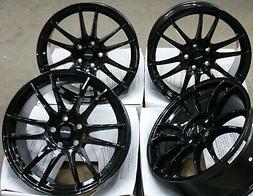 18 " Noir Suzuka Roues Alliage Pour 5X98 Alfa Romeo 147 156 