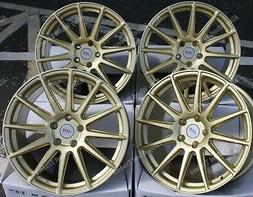 18 " Or Ayr 02 Roues Alliage Pour Fiat 500L Cargo Doblo Scud