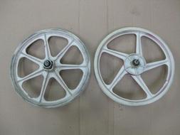 Roue Avant Et Arri&egrave;re Plastique 16 Pouces V&eacute;lo Vtt Enfant