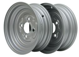 2 X Mefro Voiture Remorque Jante Anh&auml;ngerfelge 3.50 x 10 Po