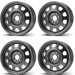 T&ocirc;le En Acier Alcar 7840 6.5x17 Et39 5x114 Pour Dodge Calib