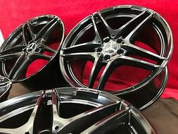 Noir 8,5 + 9,5 X 19 Mercedes C63 S W205 S205 W211 W210 W208 