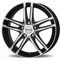 15 P - Dezent - Tz Dark  Noir - 4  Trous - Renault Clio Iii