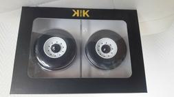 Et Pneu Set Avec Axe Blanc Pour Miniature 1:18 Road Kings