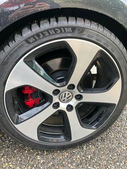 Originales Volkswagen Oem Golf Vii Gti 18 Pouces + 4 Pneus