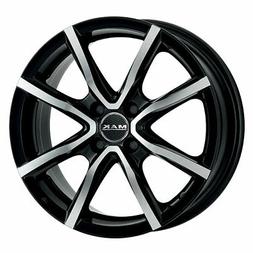 Roues Mak Milano 4 Fiat Punto Evo 6.5x16 4x100 Et 35 Black M