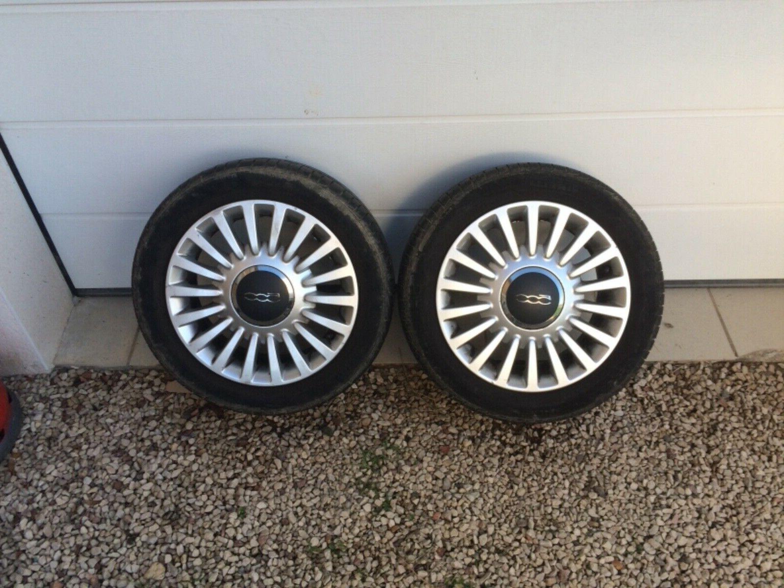 2 jantes fiat 500