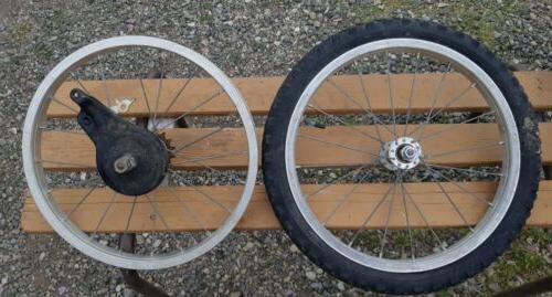 2 jantes roue avant et arriere alu