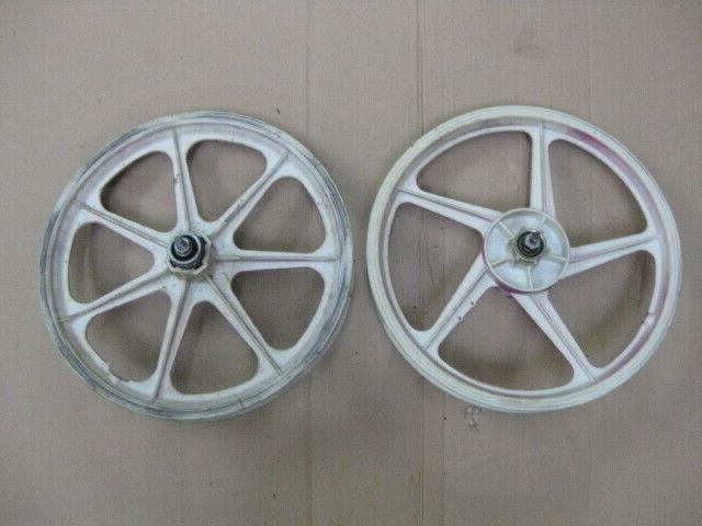 2 jantes roue avant et arriere plastique