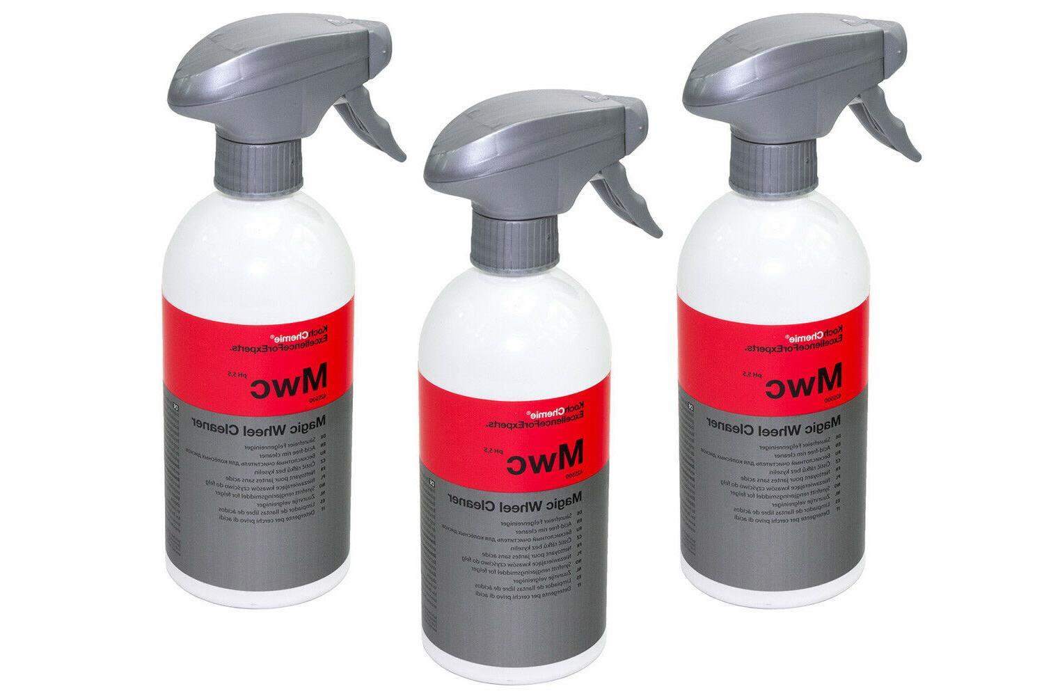 3x 500 ml mwc magic roue nettoyeur