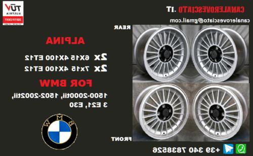 4 jantes alliage alpina 6x15 7x15 bmw