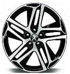 En 16'' Look Peugeot Black Polish Pour 308 208 508 Gt