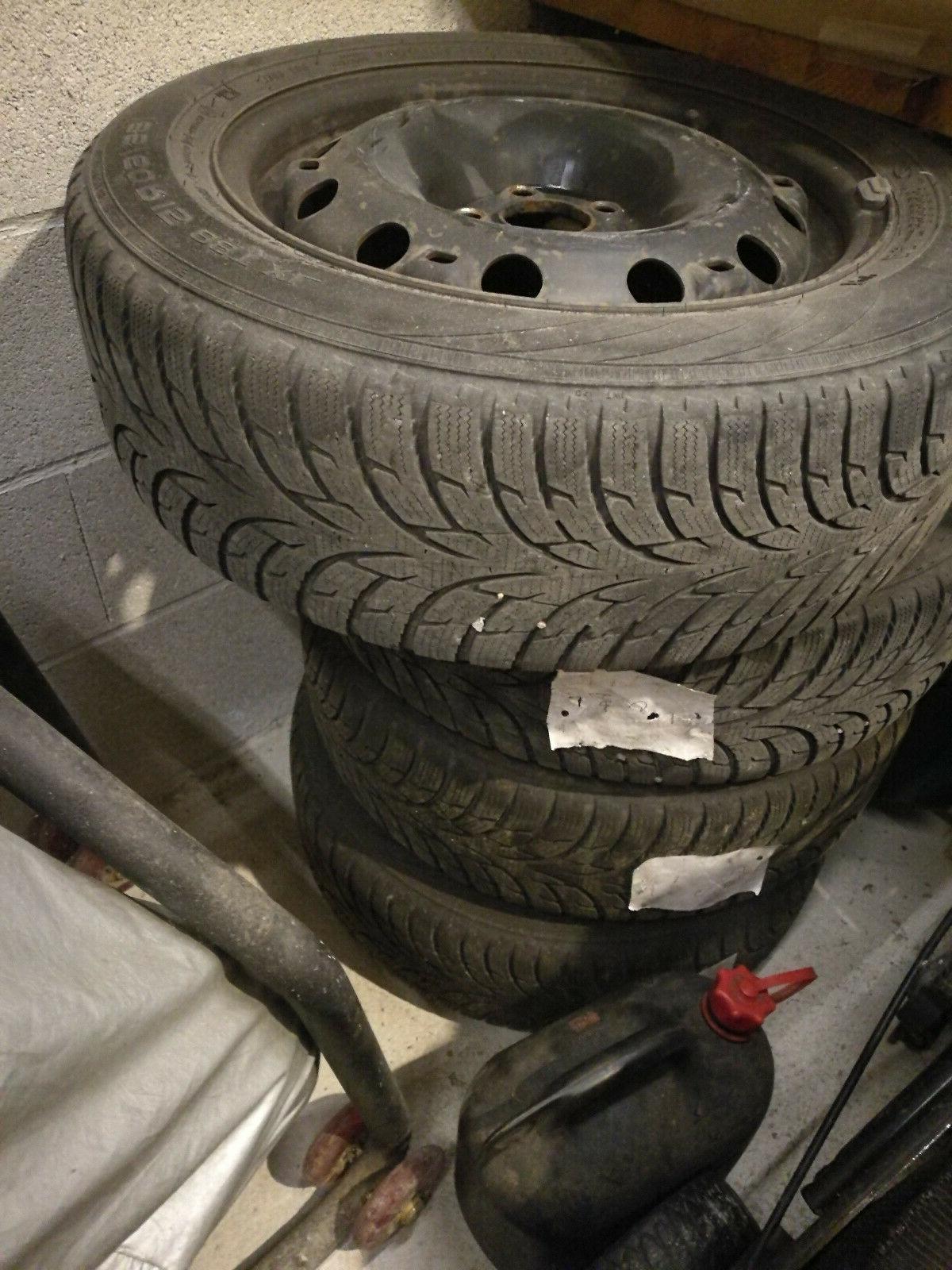 4 jantes et pneus hiver pour seat