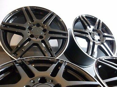 4 original amg jantes noir 18 pouces