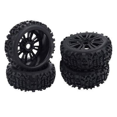 4 pieces pneu 1 8 rc jante