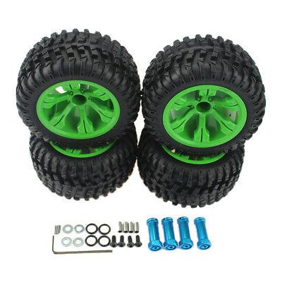 4 pieces rc roue jante pneu ensemble