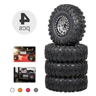 4pcs 2 2in pneus rc sur chenilles
