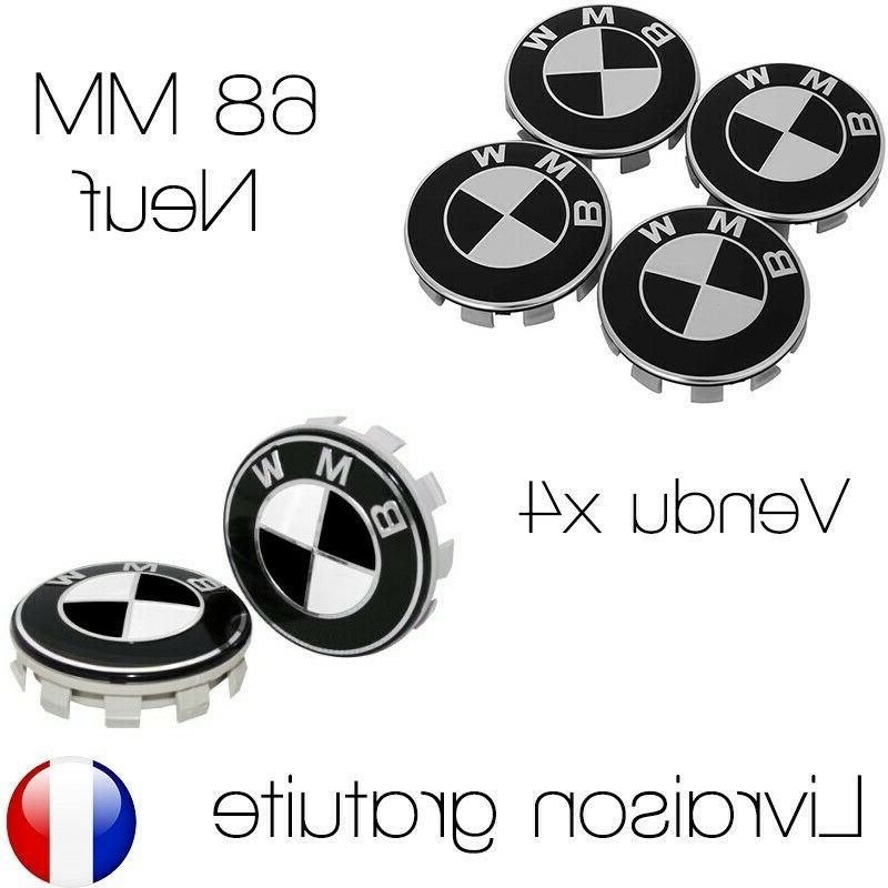 4x bmw centre de roue cache moyeu