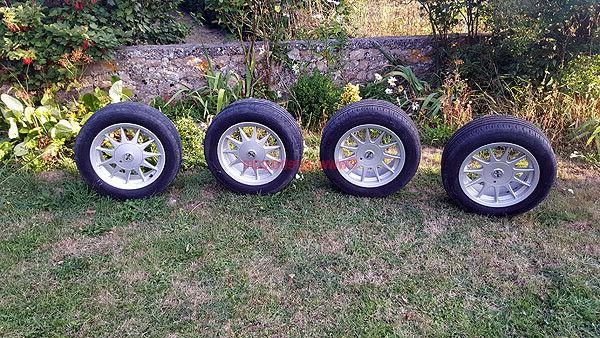 bmw e30 7x15 jantes alloys 4x100 2504a
