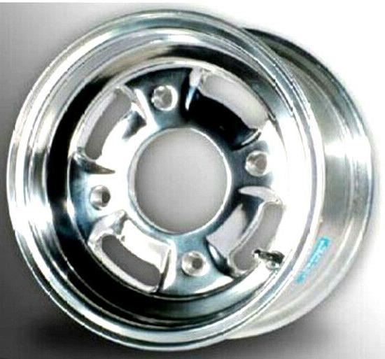 jante 10x5 156 10 pouces aluminium brillant