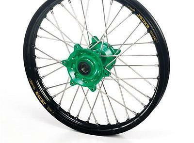 jante pour roue avant noire moyeu vert