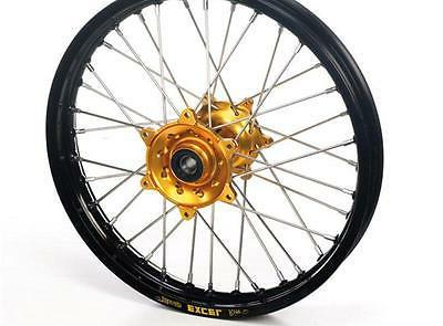 jante pour roue avant noire moyeu or