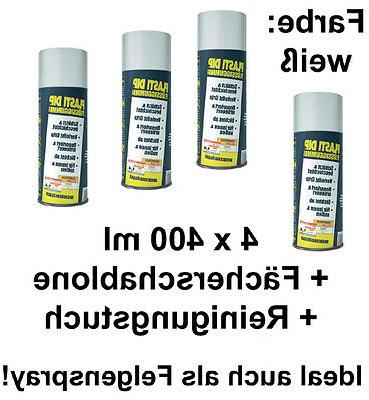 jantes de protection kit blanc mat 4x
