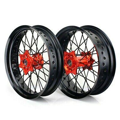 jantes roues supermotard set pour ktm sxs
