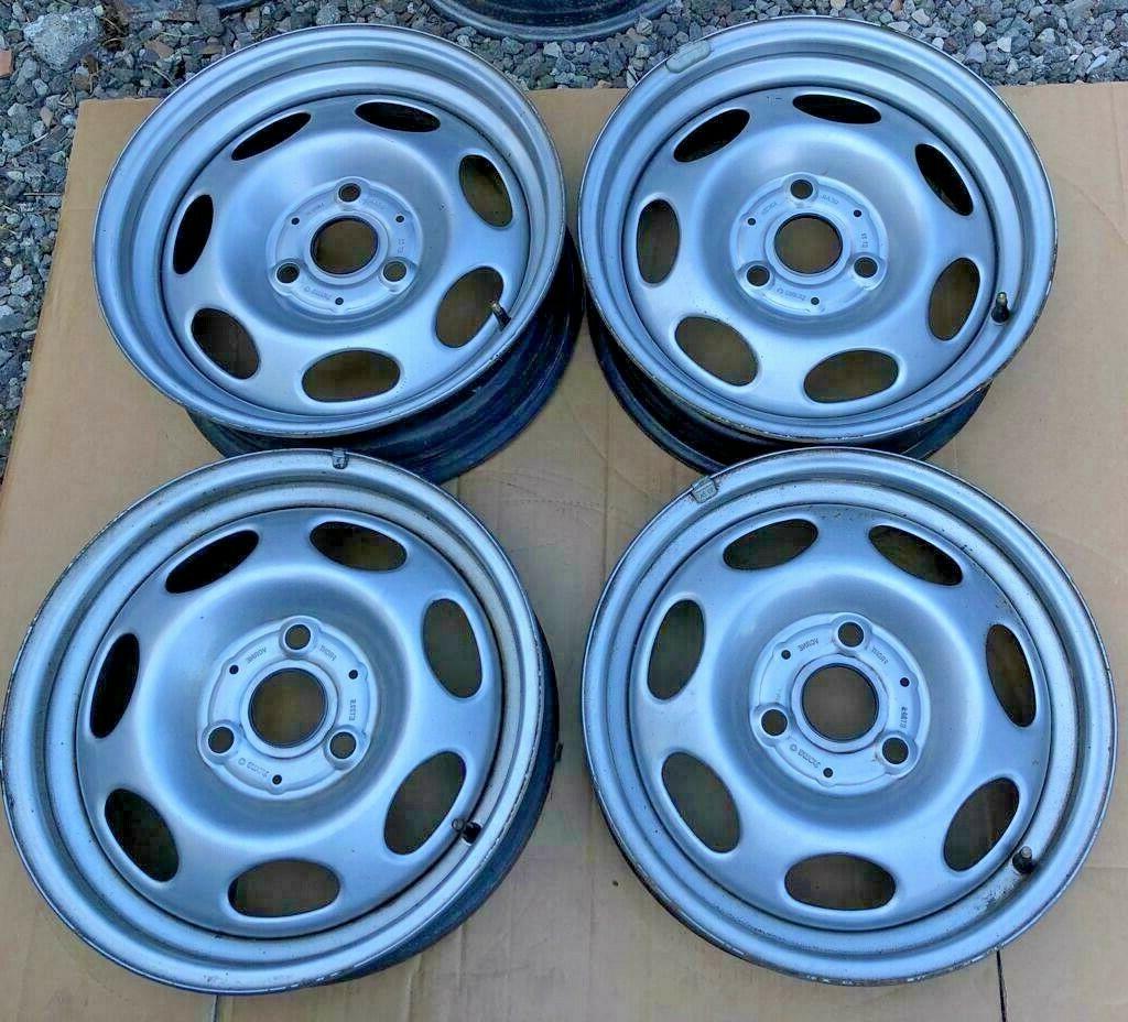 set 4 roues fer smart for two