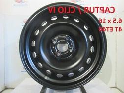 LOT DE 4 JANTE TOLE RENAULT CAPTUR  CLIO IV   16 POUCES   40