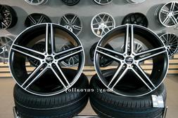 Neuf 19 inch 5x120 FORZZA BOSAN Argent Roues Pour BMW 3 5 6 