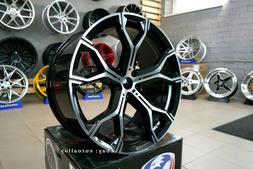 Neuf 21 inch 5x120 10.5J 11.5J 741 Style Noir Roues Pour BMW