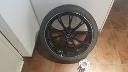 Abt Glossy Black 20 Pouces Et Pneus Pour Audi Rs5/rs4 2017/2