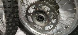 paire de jante compl&egrave;te origine Yamaha 125 yz 250 yz