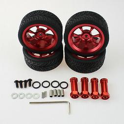 Voiture Pneus Blanc Roue Jante Hub 52mm Pneus pour 1:14 Wlto